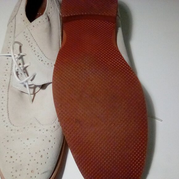 Stacy Adams Cream Leather Shoes main image 4